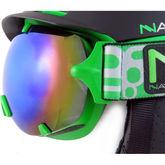 Окуляри NAVIGATOR PI Ski Goggles, унісекс, різні кольори (Зелений)