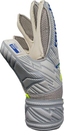 Рукавички воротарські Reusch Attrakt Grip Support, розмір 6.5, сірий/жовтий