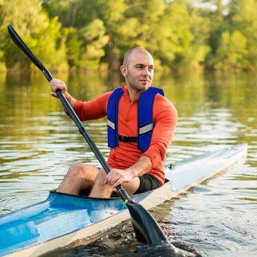 Жилет для підводного плавання для дорослих, рятувальний жилет, жилет для веслування, рятувальний жилет для вашого понтона, нейлоновий рятувальний жилет для дорослих, автоматичне надування, носима плавуча куртка, жилет для підводного плавання (синій, ручна