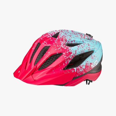 Шолом Street Jr Pro зі світлодіодом, 300 г, Maxshell, K-FIT (рожевий/блакитний)