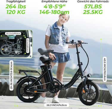 Велосипед Finbike E-bike 16 Fat Tire, акум. 10.4Ah, 4 режими, 88 км