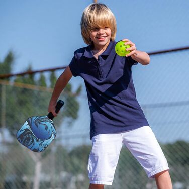 Набір PATIKIL Pickleball: 4 ракетки, 4 м'ячі, 4 рушники, сумка