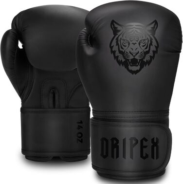 Боксерські рукавички Dripex із штучної шкіри PU для боксу, MMA, муай-тай, кікбоксингу, тренувальні, чоловічі, жіночі, підліткові, 8-16 oz