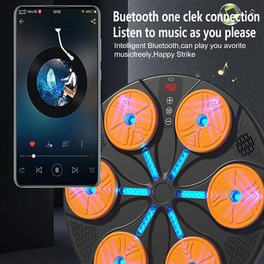 Музичний Bluetooth бокс-машина для тренувань, електронна настінна ціль для боксу, тренувальне обладнання