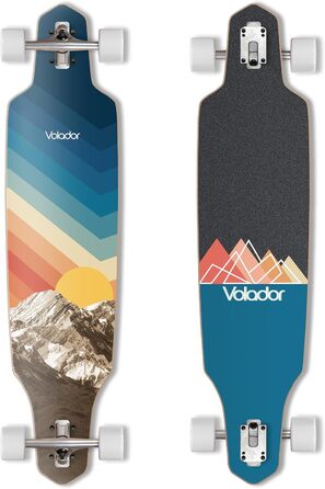 Longboard VOLADOR Freeride Cruiser, кленовий дек, дроп тру, повний комплект (Spektrum)
