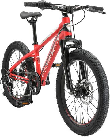 Швидкісний Shimano, дискові гальма, 20 MTB, 7-шв., від 6 років (червоний)