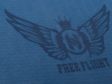 Килимок для йоги та фітнесу FREE FLIGHT, нековзкий, 1,5 см, з отворами для підвішування, висока щільність, сертифікат SGS