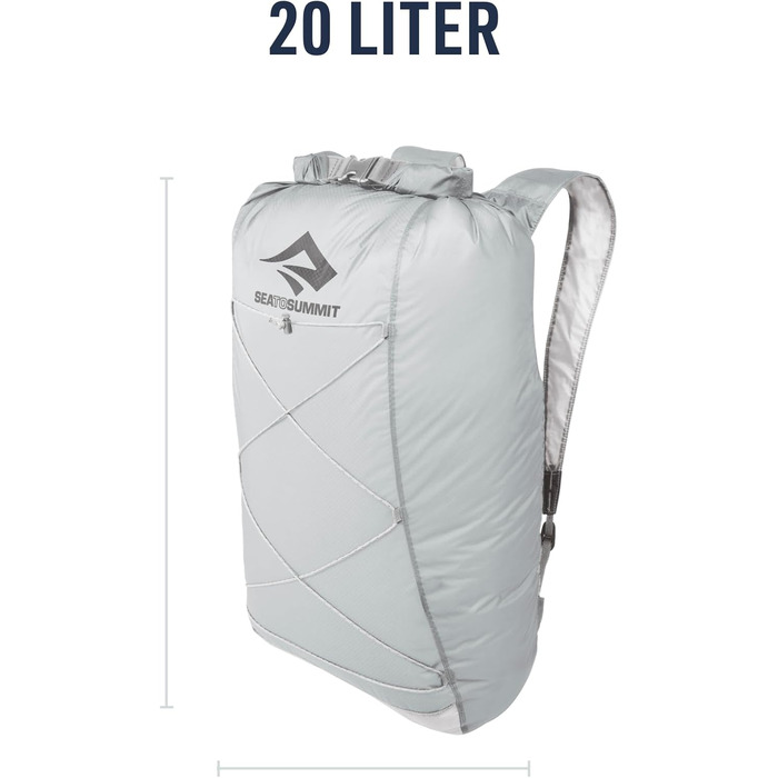 Sea to Summit Ultra-Sil Dry — водонепроникний ультралегкий рюкзак із Cordura 30D, компактний, з рулонною застібкою та світловідбивним шнуром