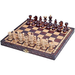 Елегантні компактні шахи Sunrise Chess & Games 'Perle Klein' 29x29 см – ідеально для дітей і дорослих