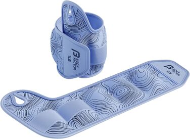 Обтяжувачі для рук і ніг Body Factor, жіночі наручні та щиколоткові обважнювачі для ходьби, бігу, йоги, танців і пілатесу, набір з 2 шт. (1/2/3/4/5 фунтів), комфортні
