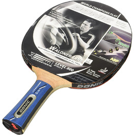 Настільний тенісний ракетка Donic Schildkröt Waldner 800 з навчальним DVD, чорна/червона