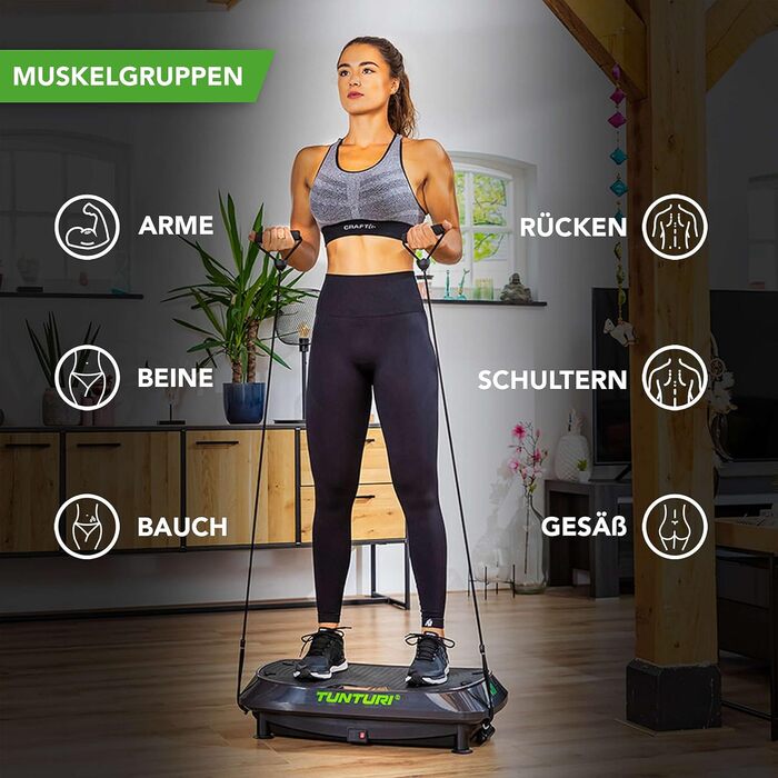 Вібраційна платформа Tunturi Cardio Fit V10/V20 для фітнесу та схуднення