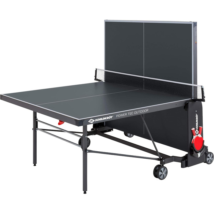 Стіл для настільного тенісу DONIC SCHILDKRÖT POWERTEC Outdoor, компактний, для вулиці
