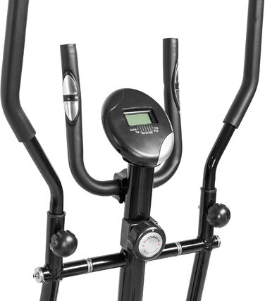 Велотренажер Tectake Elliptical Cross Trainer з комп'ютером і пульсометром