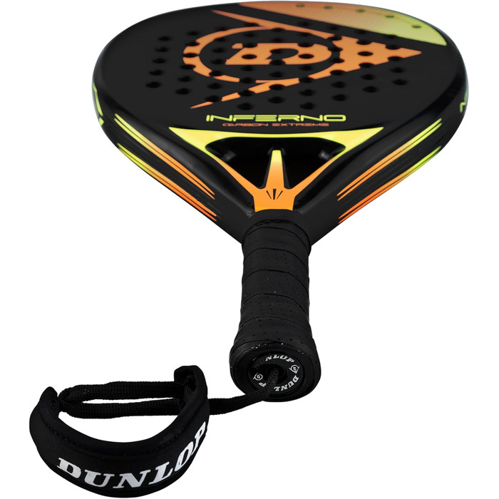 Ракетка Dunlop Inferno Carbon Extreme, жовтий/помаранчевий