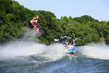 Набір вейкбордів BRUNELLI Carbon 138 см з дошкою COASTO Diamond Wakeboard синій