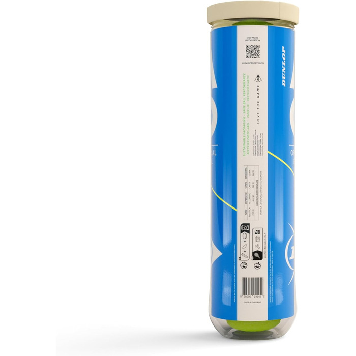 Тенісний м'яч Dunlop Australian Open для ґрунту, хардкорту та трави