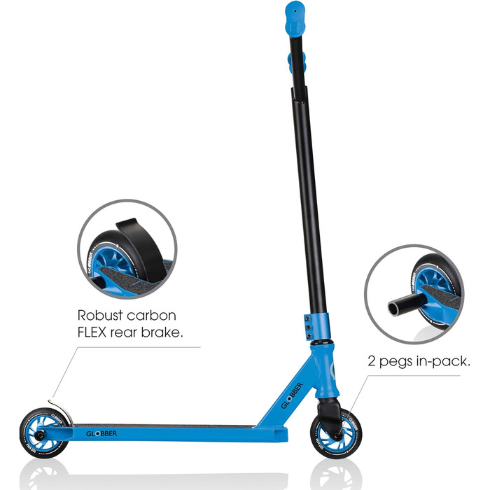 Молодіжний трюковий самокат Globber унісекс Gs 540 Kickscooter One size Blue