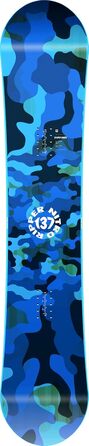 Сноуборд Nitro Snowboards Unisex Youth Kids Ripper '20 BRD All Mountain Freestyle Twin Board Сноуборд, багатокольоровий 137 см