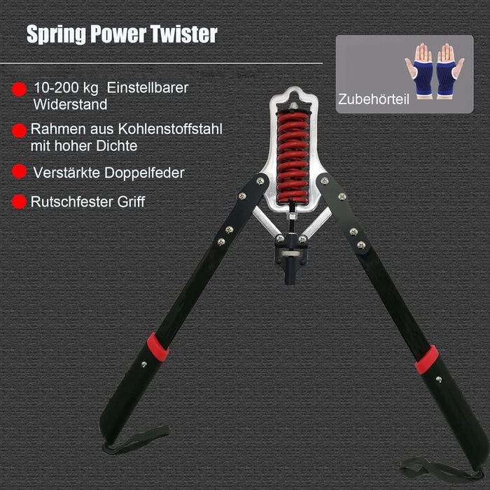 Тренажер Power Twister Grip 10-200 кг, iMeshbean Arm Trainer