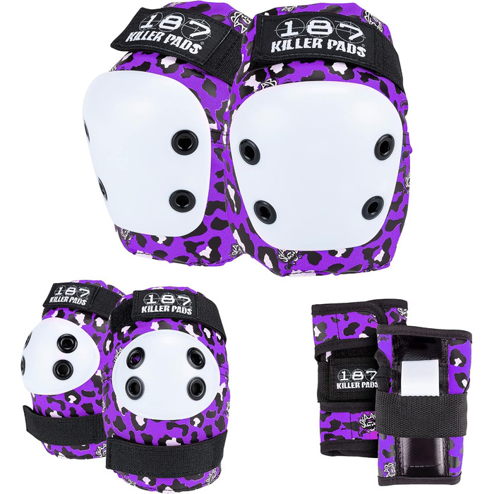 Дитяче захисне спорядження Protection Junior Six Pack (один розмір, Staab Purple), 187 KILLER PADS