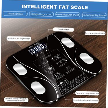 Фітнес-монітор Cabilock Digital Body Fat Scale Black 1 шт.