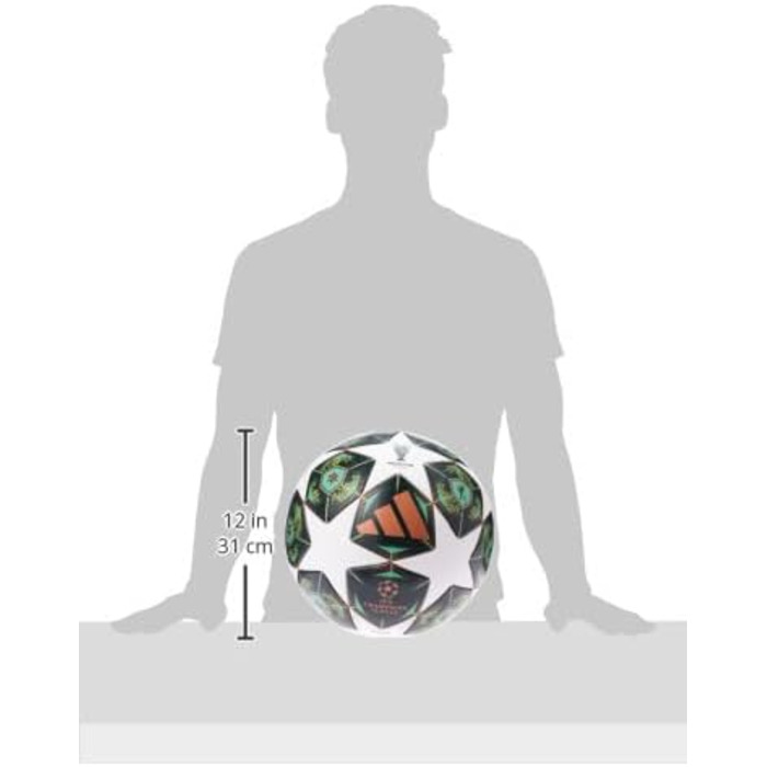 Футбольний м'яч Adidas UEFA Champions League Competition FIFA Quality Pro, зелений, розмір 5, унісекс