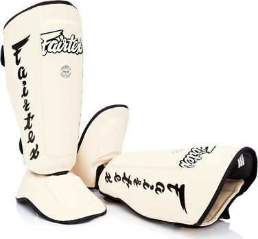 Захист гомілки та стопи Fairtex SP7 для Муай Тай, синтетична шкіра, для чоловіків, жінок і дітей, знімний, легкий, довговічний