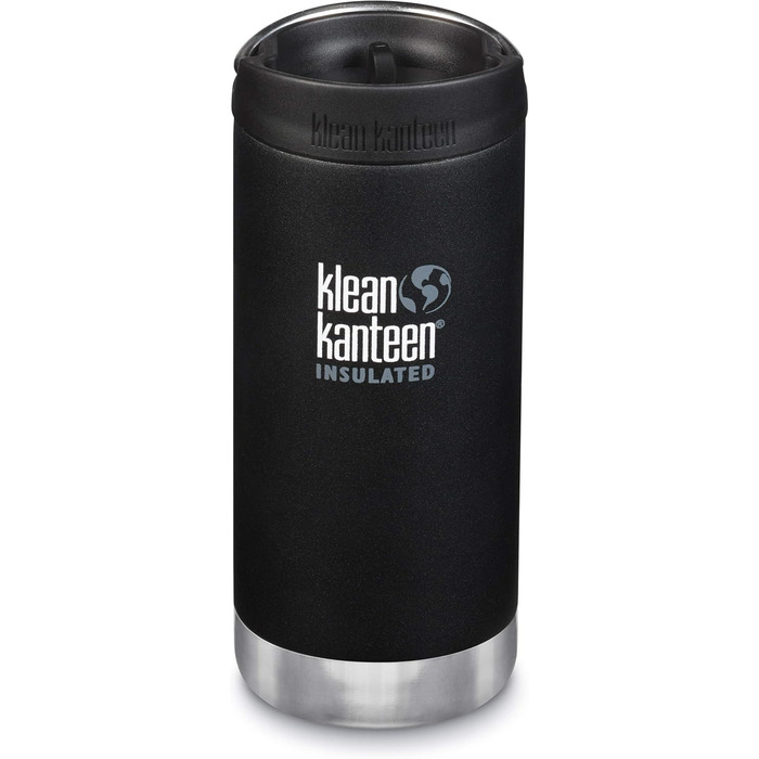 Термобутилка Klean Kanteen TKWide 355 мл, матова чорна, для дорослих