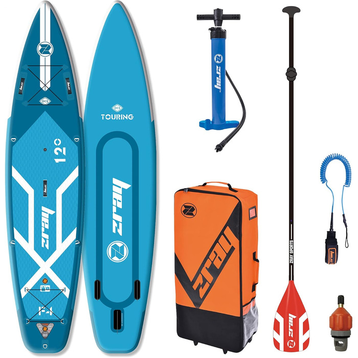 Дошка для веслування Fury Epic 12'0 Windsup SUP Надувна дошка Sup Дошка для веслування преміум стоячи Пакет включає весло, сумку, насос і надувний суп з плавниками, 4 -