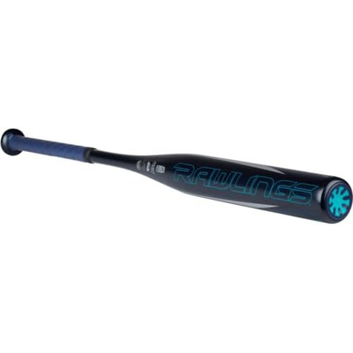 Ракетка Rawlings Eclipse Fastpitch -12, алюміній, 81 см, Jet Black/Electric Blue