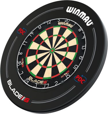 Набір дартбордів WINMAU Blade 6 зі світлодіодною, об'ємною та очеською лінією