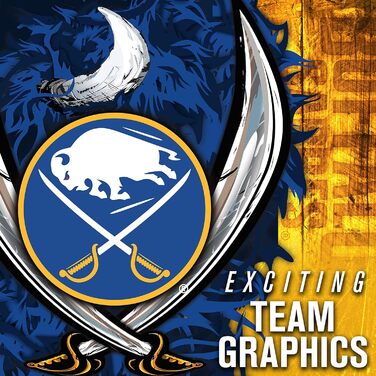 Маска міні-воротаря Franklin NHL з чохлом - Buffalo Sabres