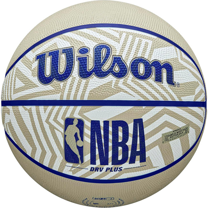 Баскетбольний м’яч Wilson NBA DRV Plus Dazzle Camo для вулиці, розмір 6 і 7