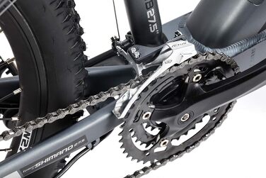 Велосипеди Moma E-MTB 27,5' SHIMANO 24G, гідр. гальма, акум. 48В 13Ач