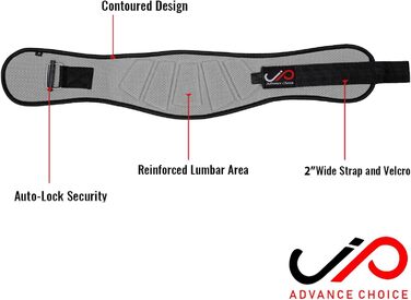 Пояс для важкої атлетики JP 15,2 см для еластичної підтримки спини, тренування на тренажерах, автоматичне блокування, чоловіки та жінки S Grey