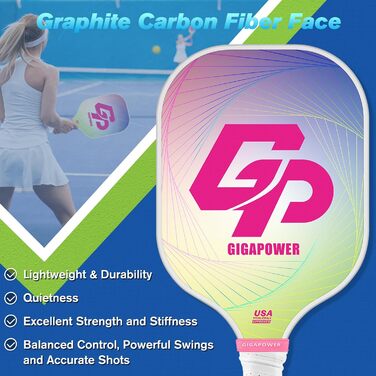 Набір весл GIGAPOWER Pickleball USAPA 2 ракетки аксесуари