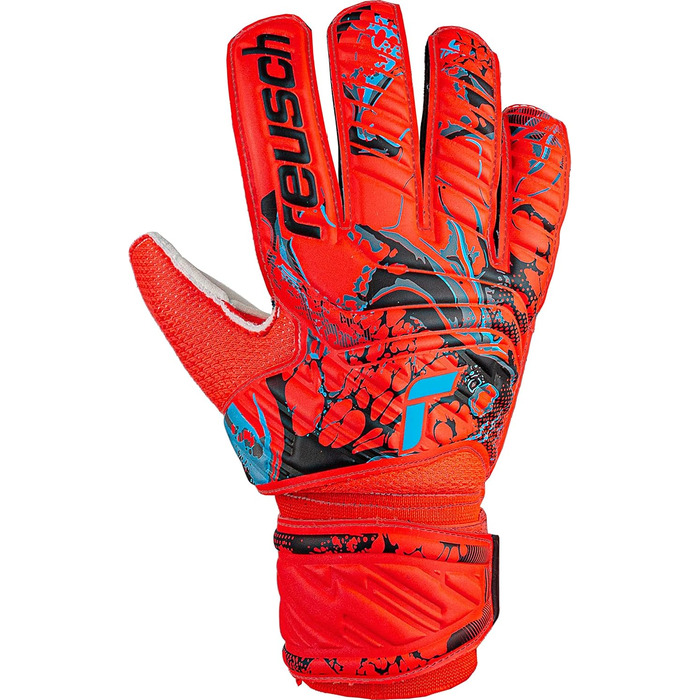 Рукавички Reusch Attrakt Solid, Grip, Outseam, розмір 7.5, черв/син.