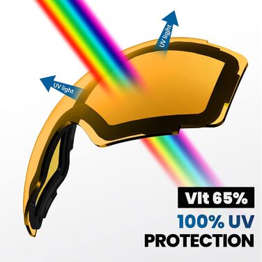 Лінзи OutdoorMaster Ski Goggles PRO - VLT65 помаранчевий, 10 кольорів