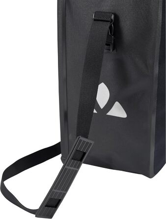 Велосипедна сумка VAUDE Aqua Back Supreme 2x24 л, водонепроникна задня сумка на багажник, міцна та екологічна, чорна, Німеччина