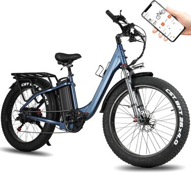 Електровелосипед  Skivogr E-Bike 30A/1440Wh, 26 Fatbike, 250 Вт, до 200 кг