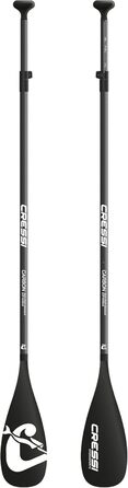 Весло Cressi Unisex Carbon SUP, телескопічне, 3 модулі, чорне, один розмір