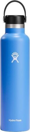 Термос пляшка HYDRO FLASK Standard Mouth 709 мл, нержавіюча сталь, ізоляційна спортивна фляга із герметичною кришкою та ручкою, підходить для миття в посудомийній машині, Cascade