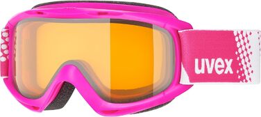 Лижні окуляри Uvex Unisex Youth Slider Lgl (упаковка з ук) одного розміру рожеві/лазерні Lite-Clear