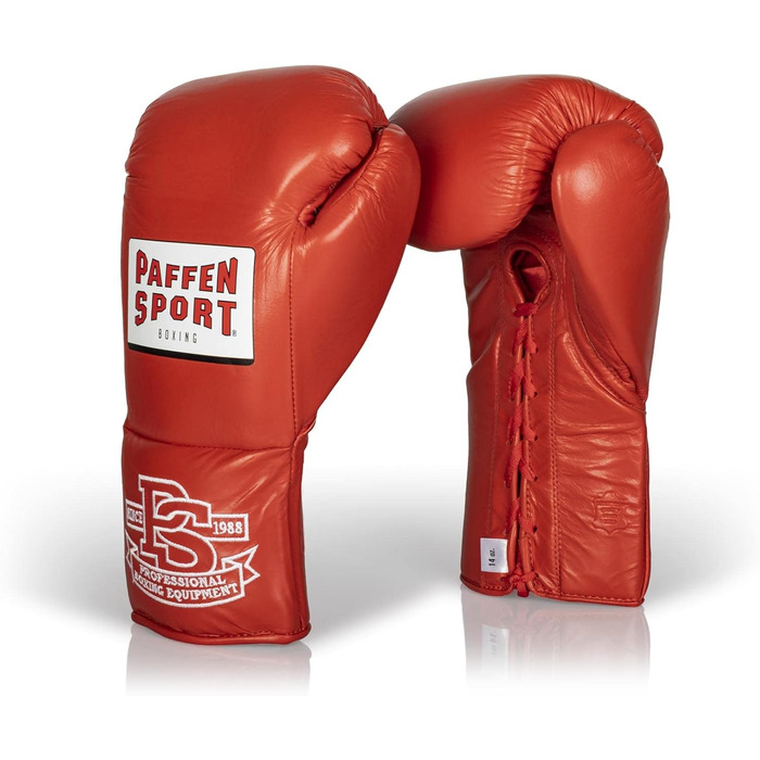 Боксерські рукавички Paffen Sport PRO Mexican зі шнурівкою для тренувань і спарингів, для боксу, кікбоксингу, муай-тай