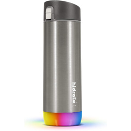 Розумна пляшка для води Hidrate Spark PRO з підсвіткою, відстеженням гідратації, 483 мл, нержавіюча сталь