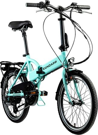 Велосипед складаний 6-швидкісний Pedelec, 101 E-Bike 20 (світло-зелений)