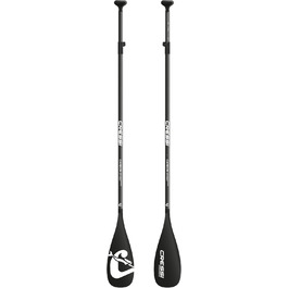 Весло Cressi Unisex Carbon SUP, телескопічне, 3 модулі, чорне, один розмір