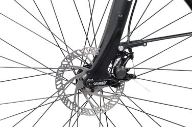 Електровелосипед Discovery Denver Men's E8200 28', Shimano 7-шв., матова чорна