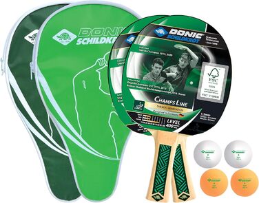 Комплект чохлів DONIC SCHILDKRT TT-Set Champs Line 400, один розмір для всіх